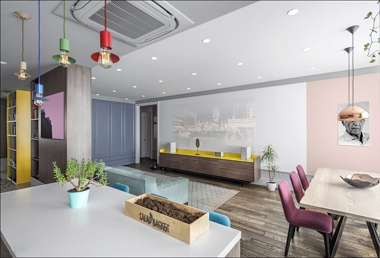 居家填色游戏——108m²缤纷生活宅 | 33BY Architecture-8