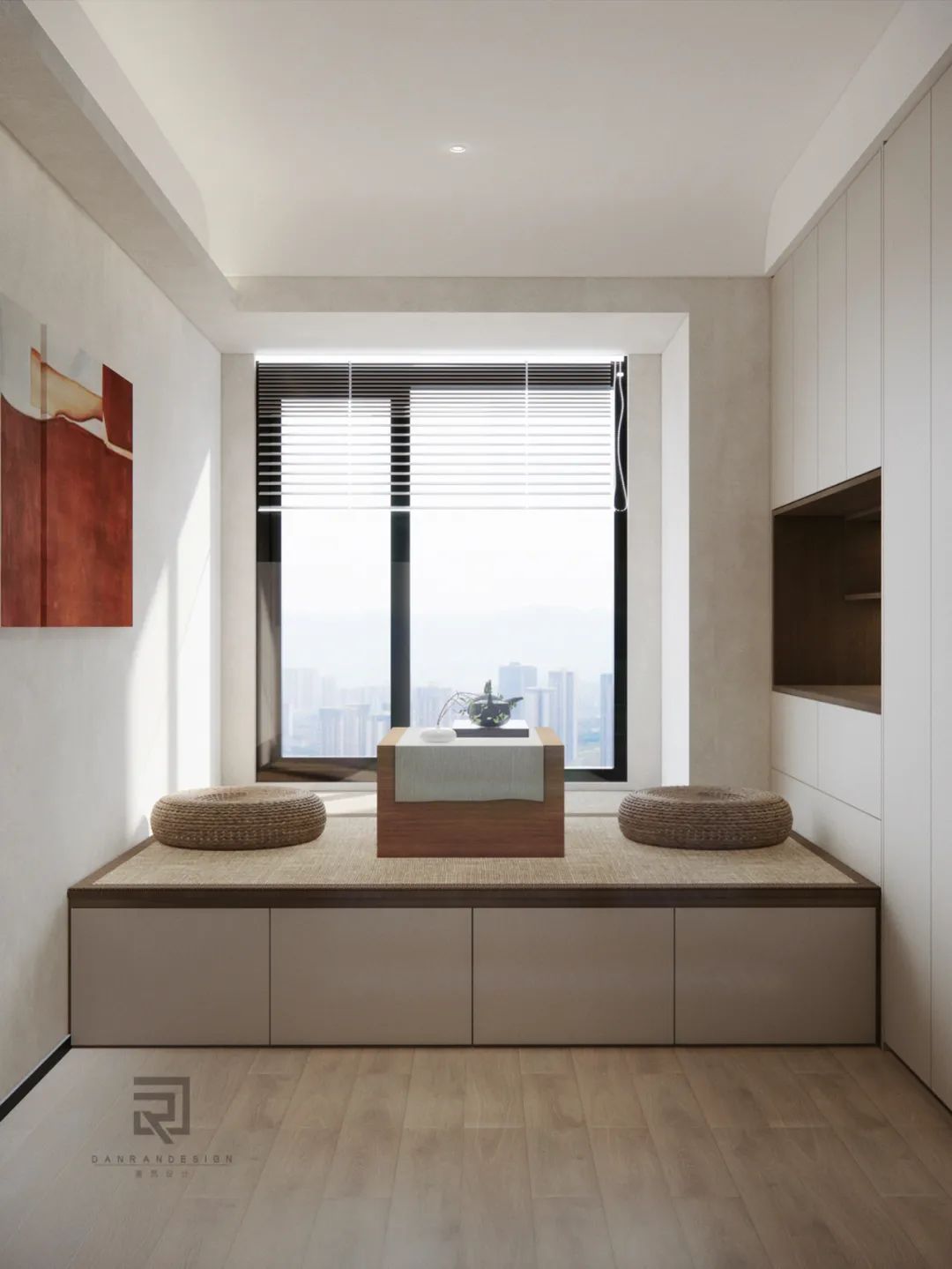 嘉陵江天 · 220㎡天际大平层的阔景设计与生活品味丨中国渝北丨澹然团队,橙色软装-71