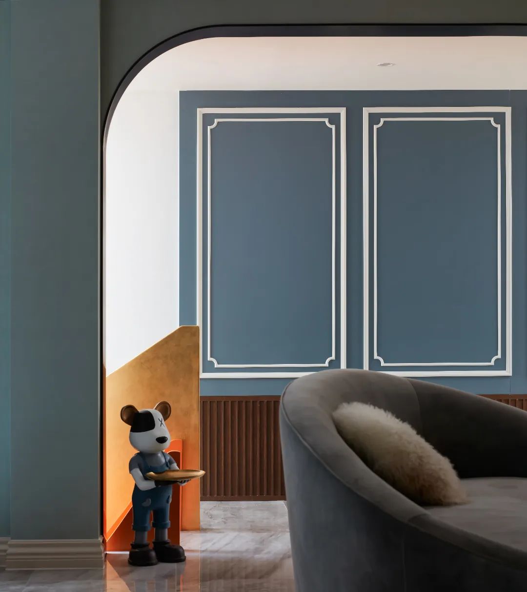 上海御沁园现代法式别墅丨中国上海丨尚层别墅装饰-22