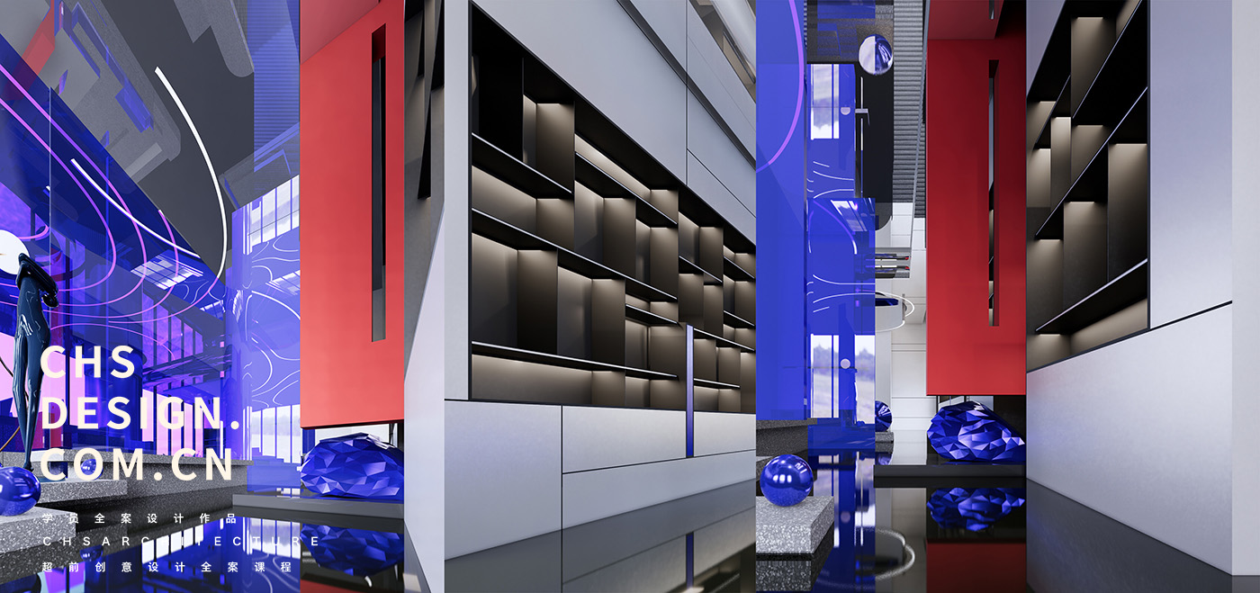 方圆之间·办公室样板间方案设计丨超前创意设计-33