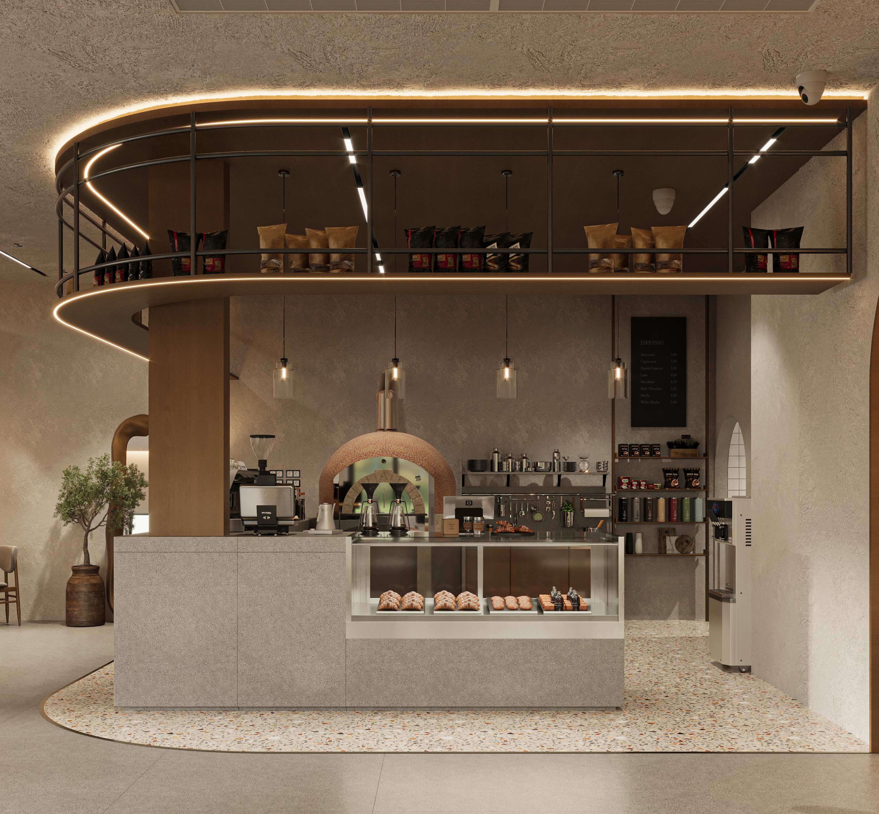 TEA & COFFEE shop design-4