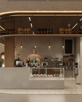 TEA & COFFEE shop design