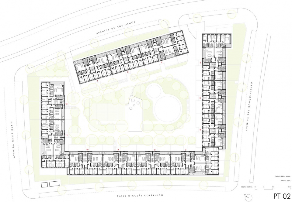 塞维利亚 Habitat Bulevar 住宅综合体 | 高效可持续的建筑形态与公共空间-61