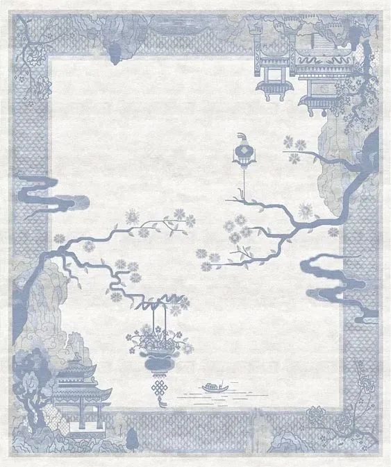 《古及今》设计理念 · 非物质文化遗产的地毯艺术丨中国杭州丨杭州刘爱欣创意设计有限公司-42