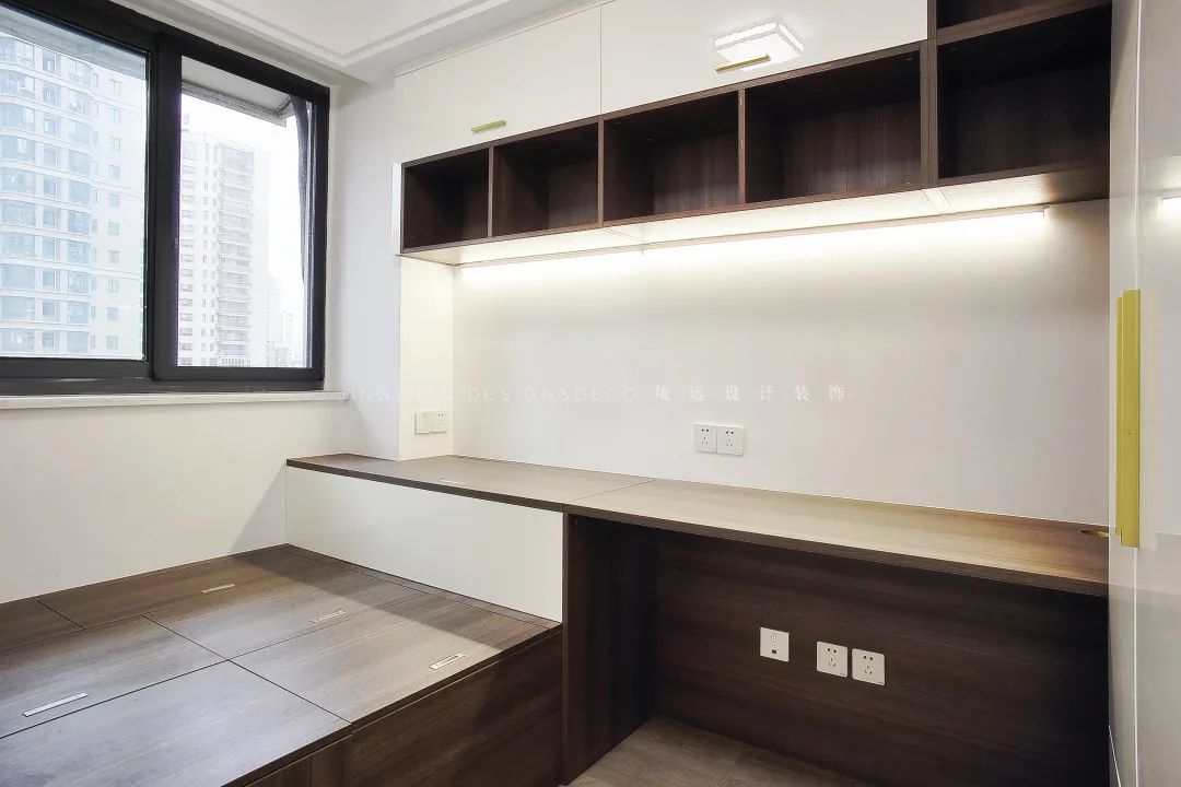 境远装饰 | 90㎡北欧轻奢婚房,冷色都市风设计-48