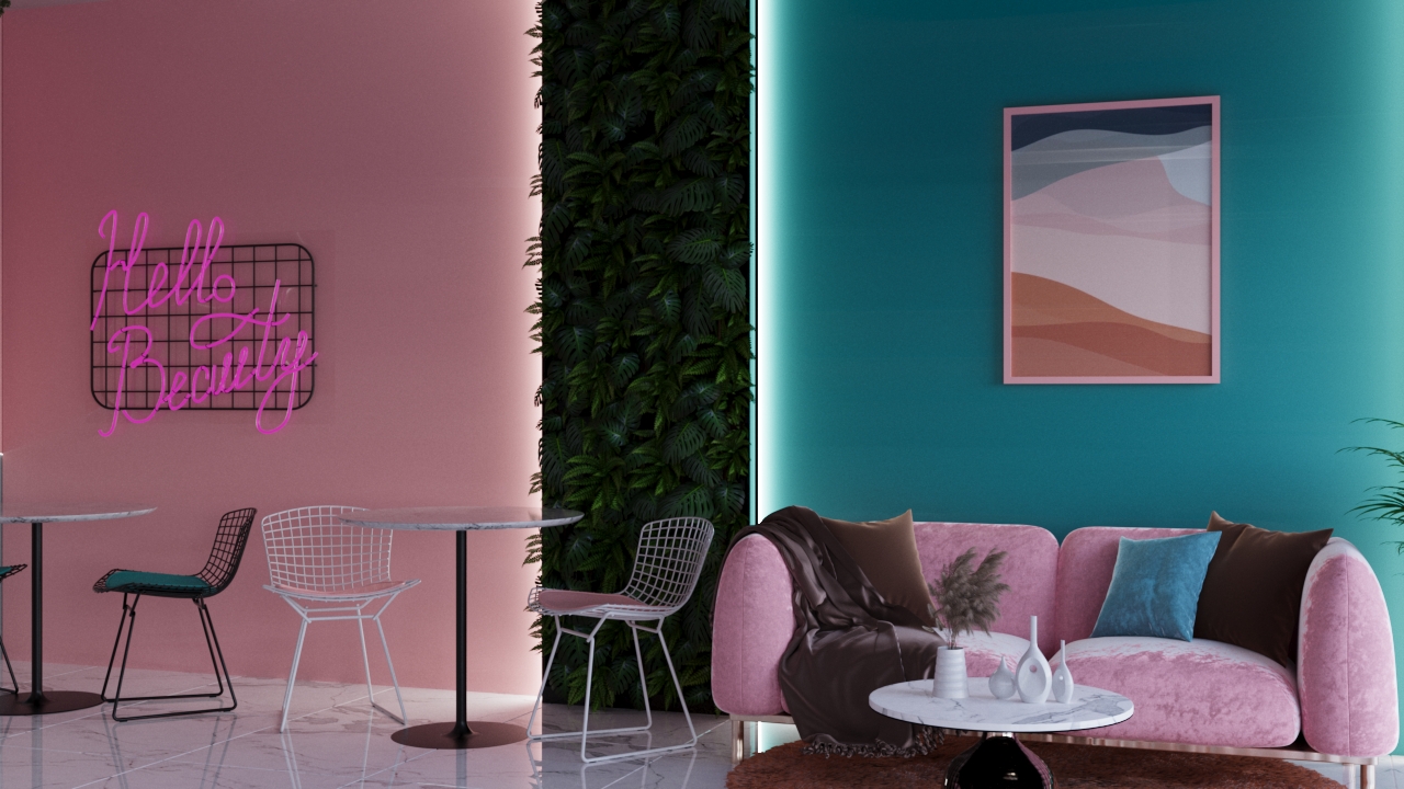 "Sweet Rose” şirniyyat evinin interyer dizayn həlli-5