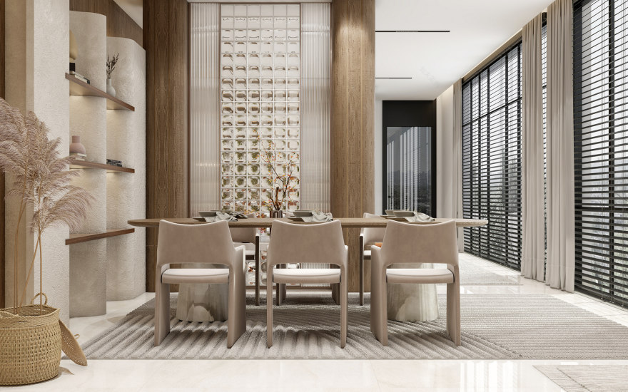 沙特阿拉伯豪华简约风别墅设计丨Alaa Arafa-21