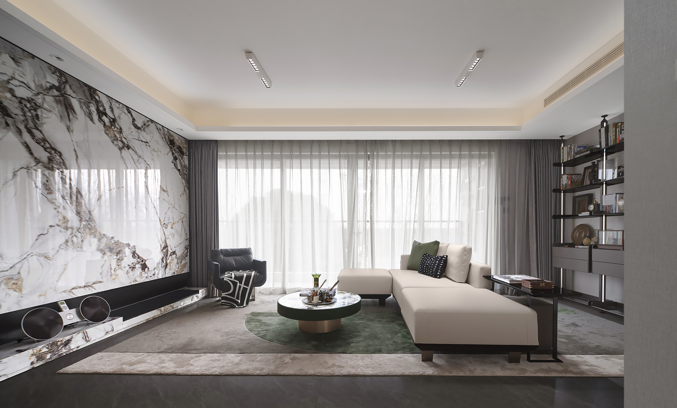 重庆万科璞园样板房丨中国重庆丨深圳 GNU 金秋设计-11