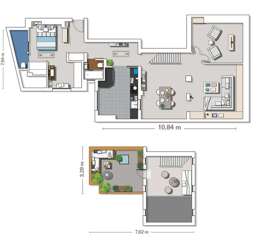 马德里梦幻复式公寓 | 阳光与城市的完美融合-15