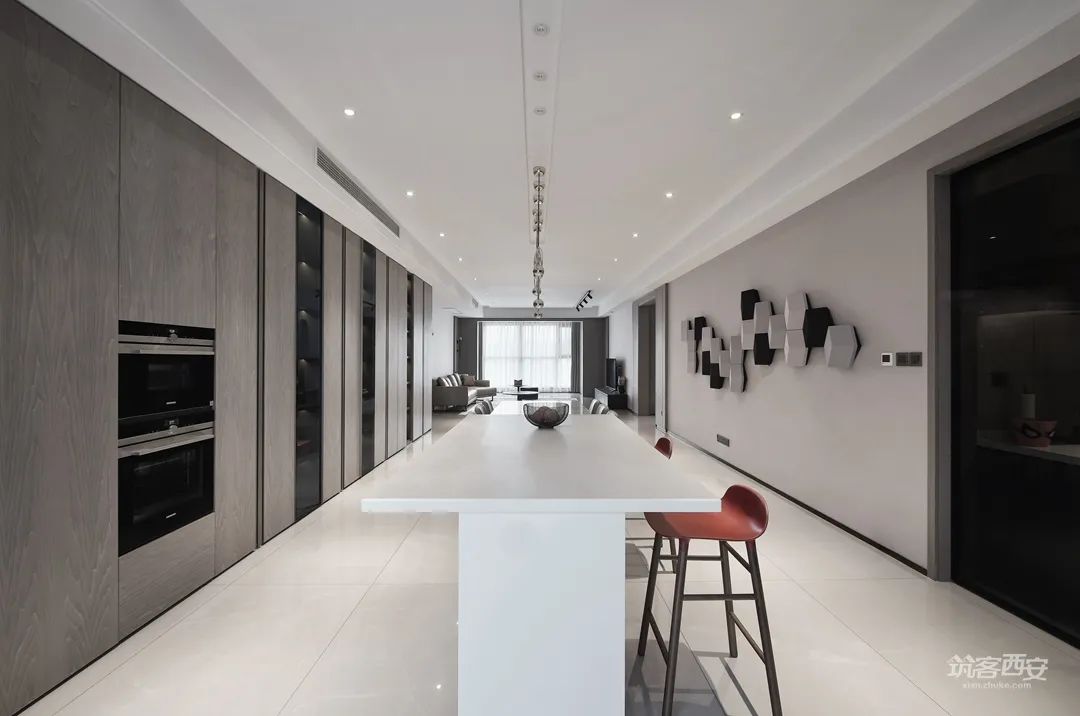 “哑”致拾光 · 现代简约大平层私宅设计丨中国西安丨陈辉设计-26
