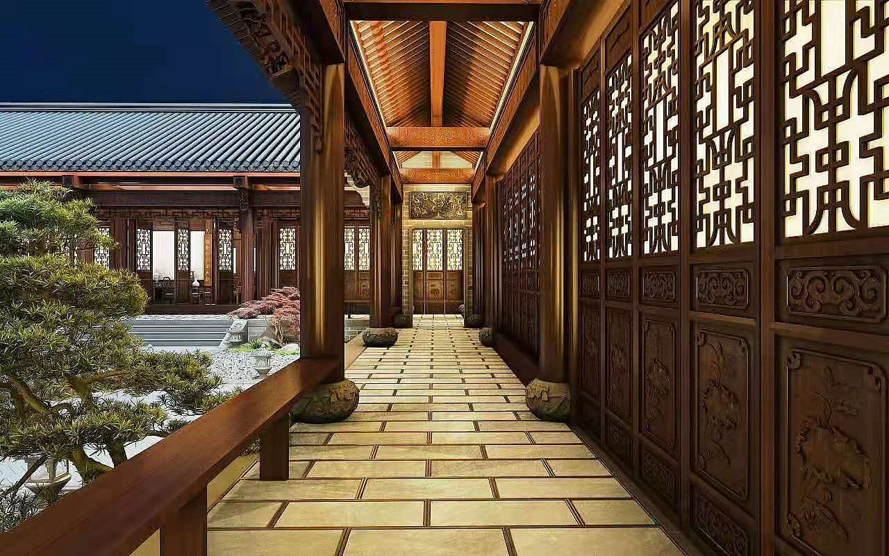 宅基地面积大不妨试一试四合院设计带你感受古建筑之美-0