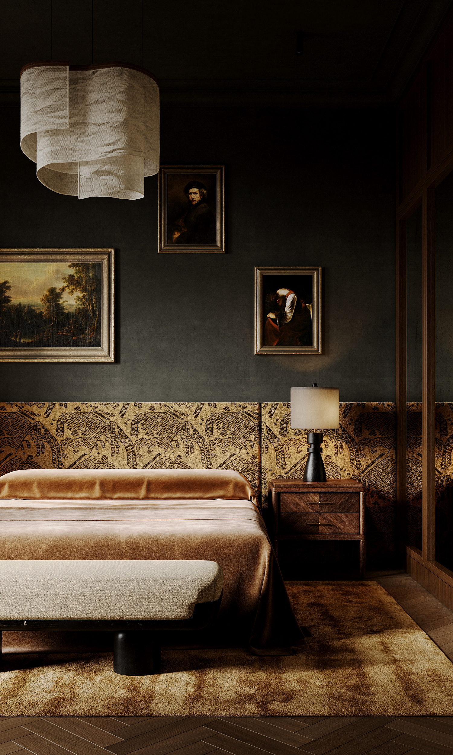 卧室设计概念丨viktoria tikhonova-13