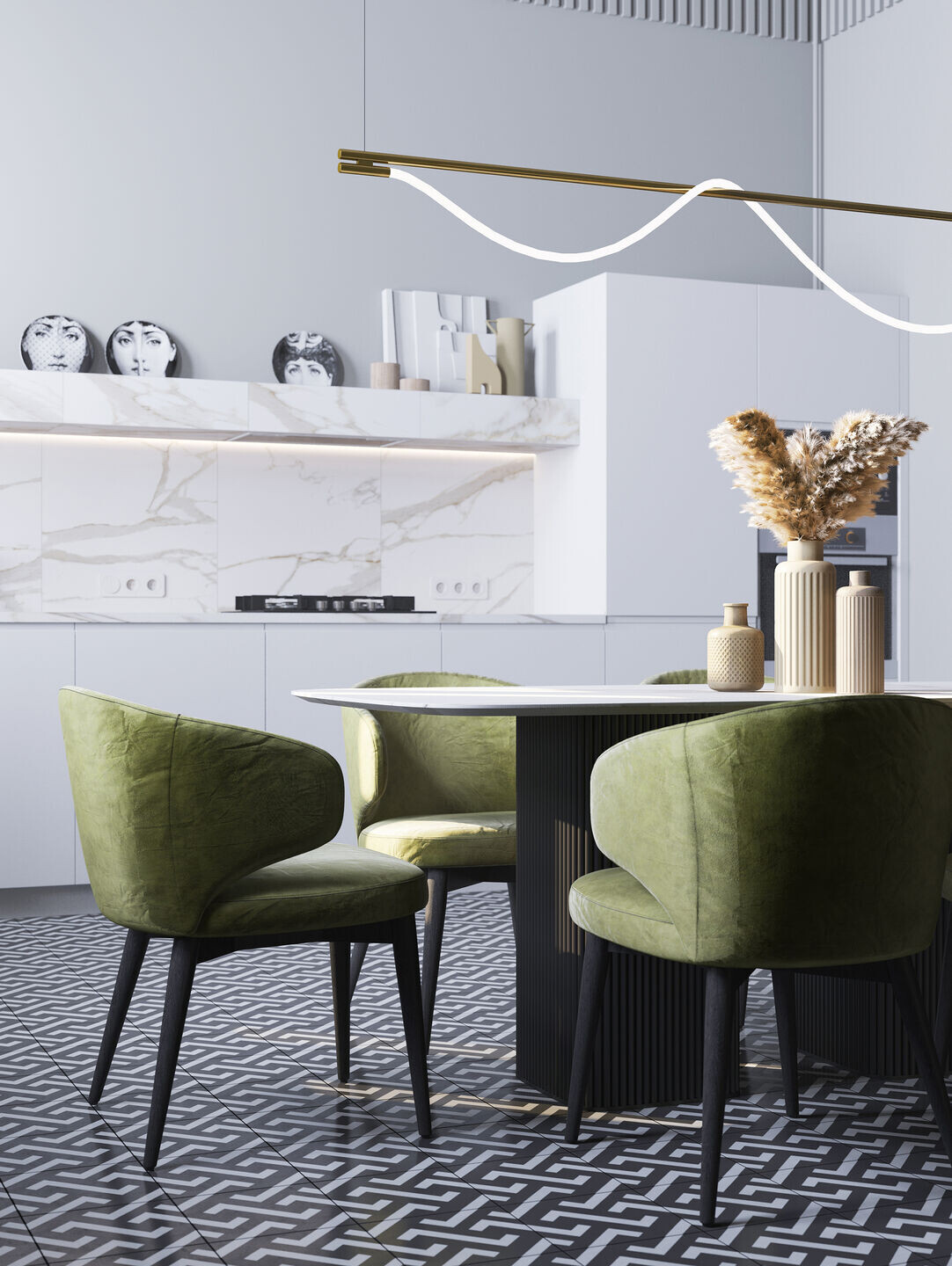 复古与现代的完美融合 · bobo space 的圣彼得堡公寓设计丨俄罗斯圣彼得堡-23