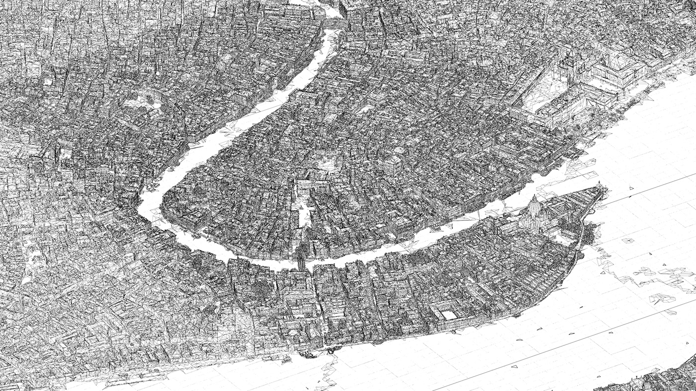 灰色城市 | Clarisse IFX 与谷歌地图导入器的实验性探索-12