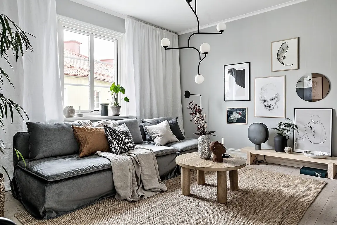 瑞典 59 平米城市阁楼公寓，打造温馨城市避风港-7