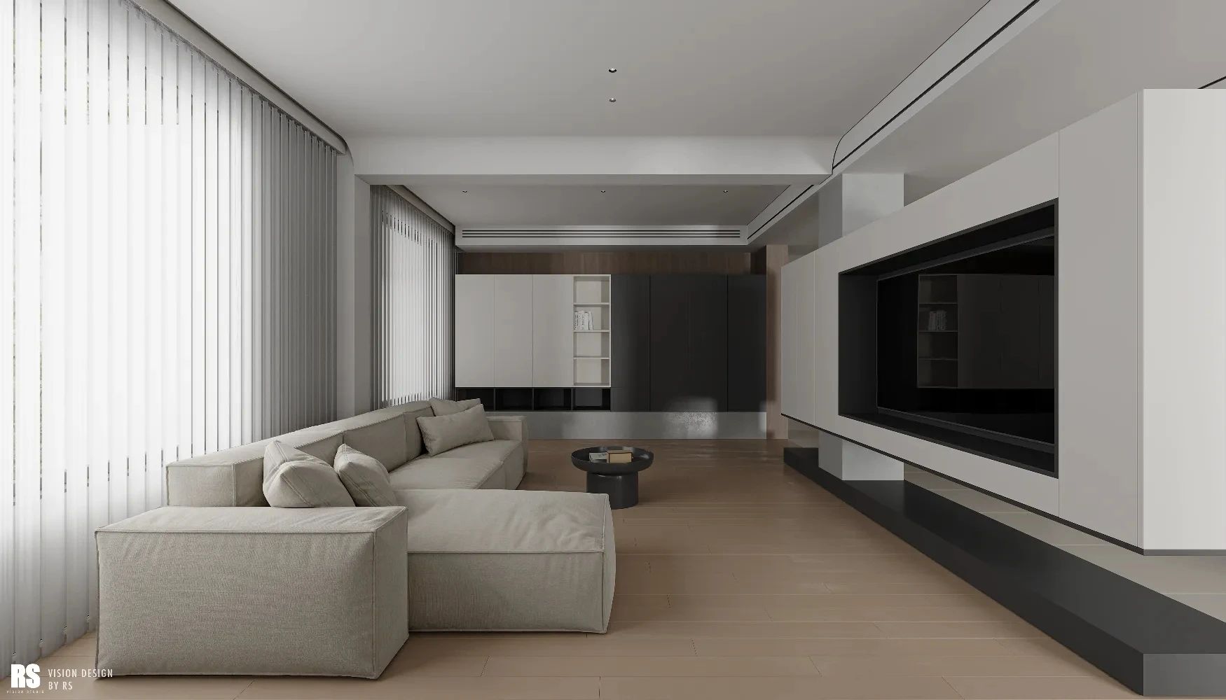 悬浮式电视背景墙设计-58