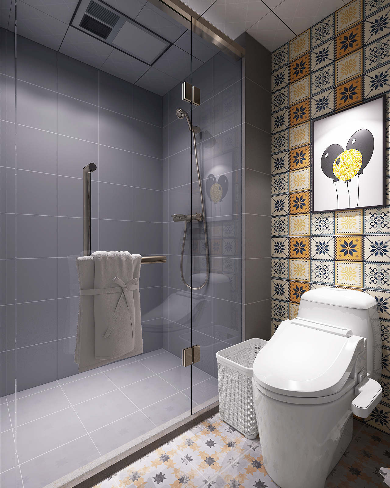 北欧小三室室内设计-6