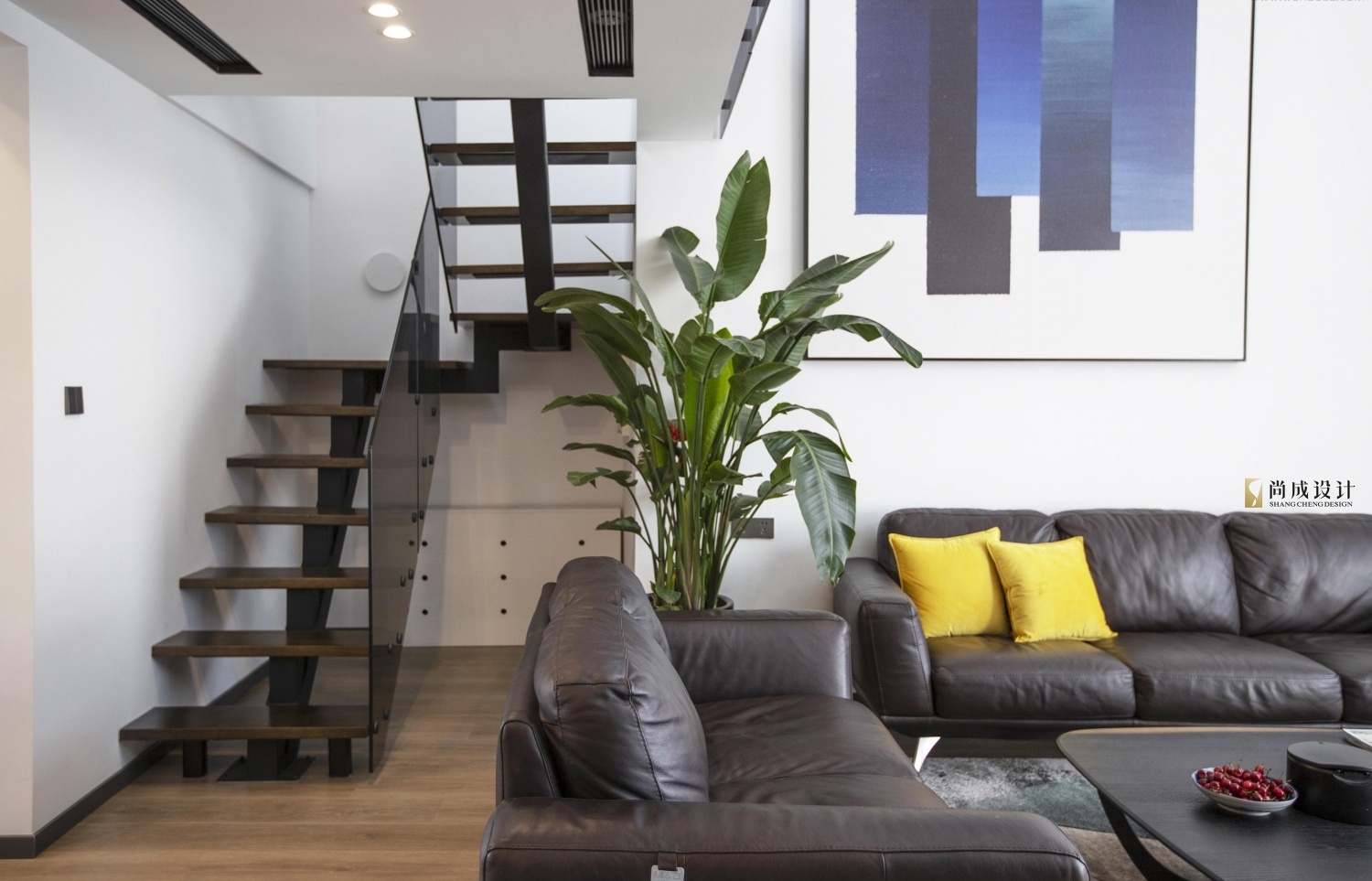 尚成设计 | 260㎡空中别墅的极致生活美学-20