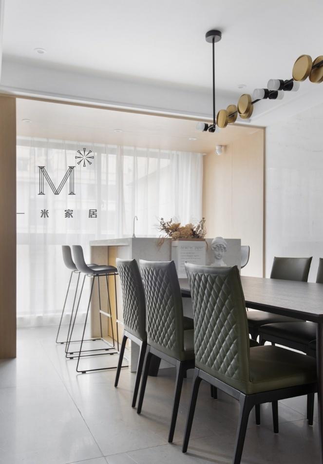 平层丨【一米家居】纯净苍穹，简而纯粹の家-4