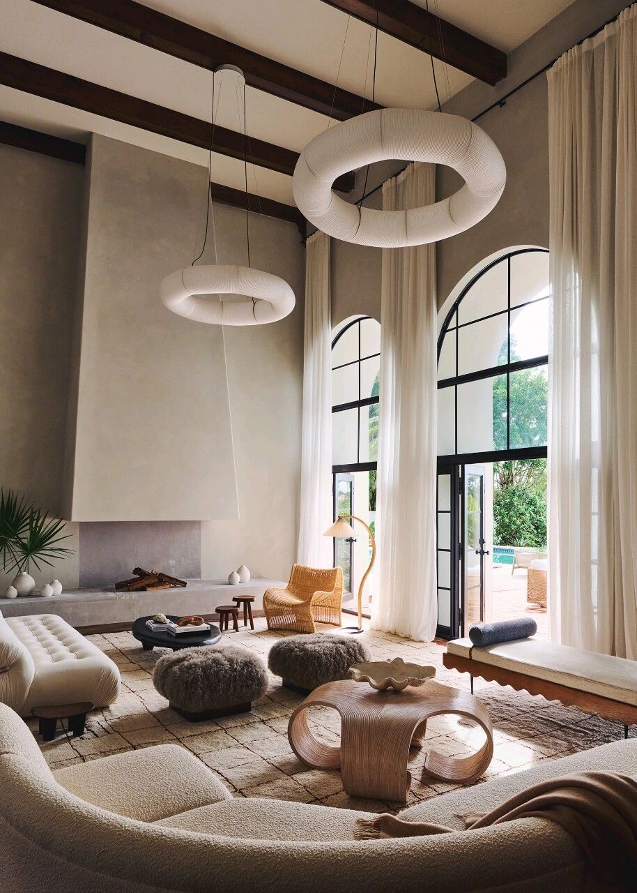 棕榈滩西班牙复兴风格住宅丨美国丨SSS Design工作室-5