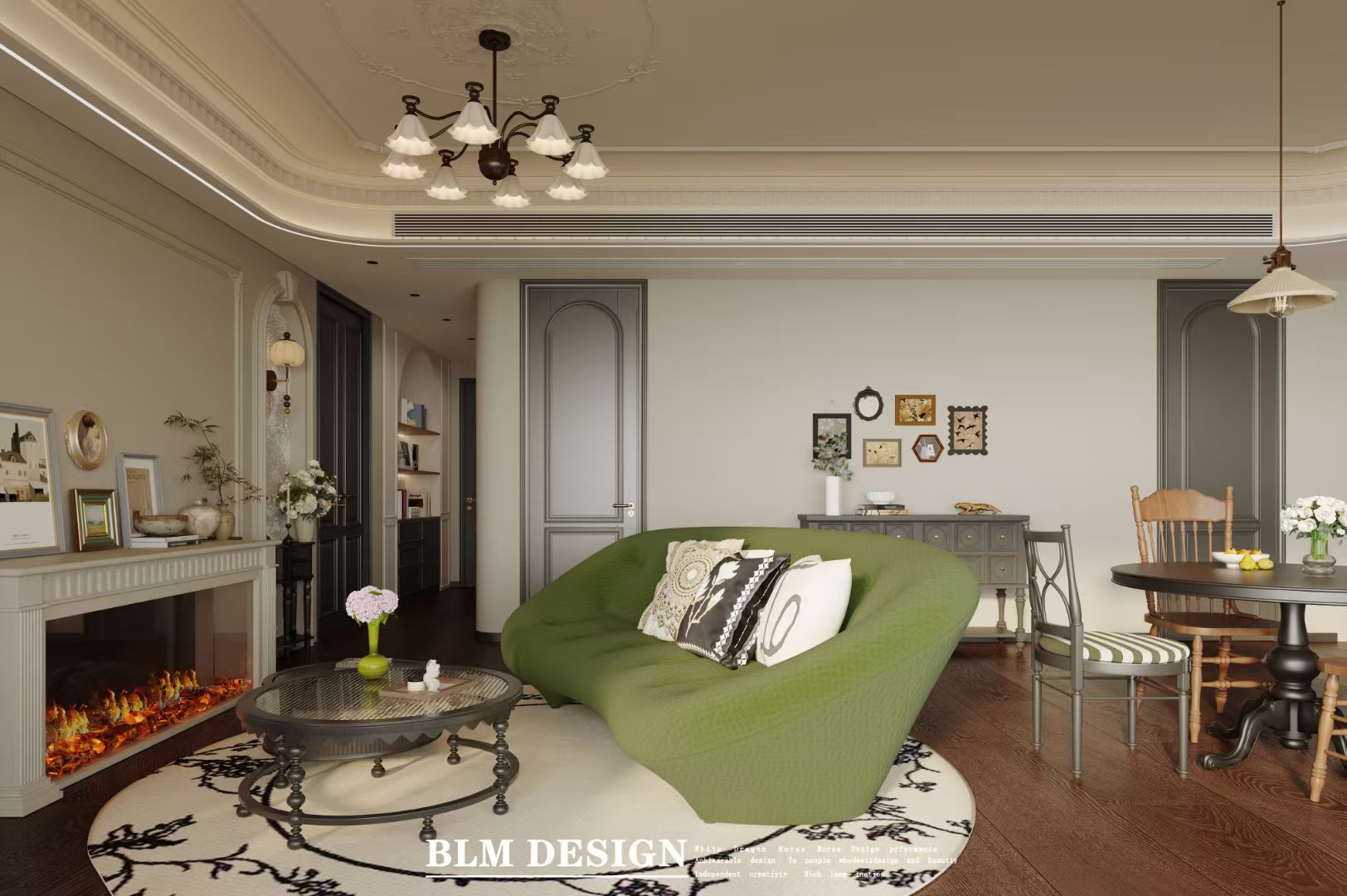 复古白龙马效果图设计制作-8