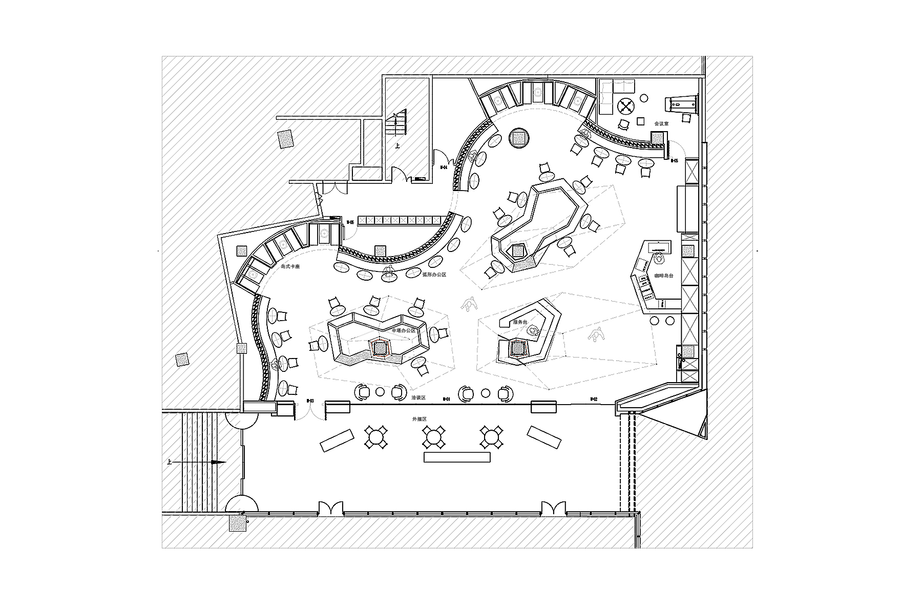 成都万科云城项目理想加移动办公空间设计丨中国成都丨We&Arch-53