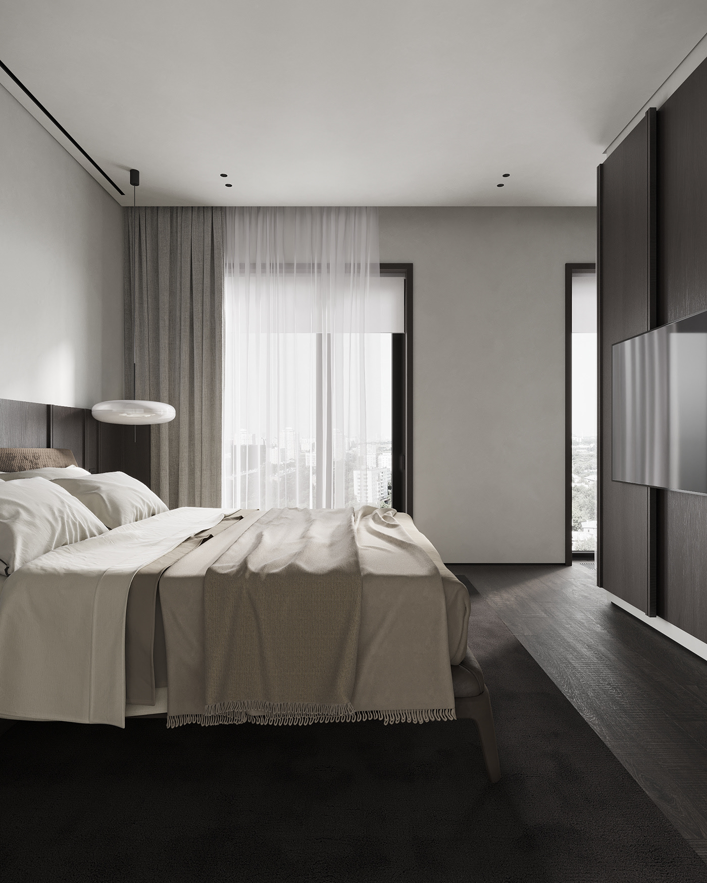 黑色系公寓设计-22