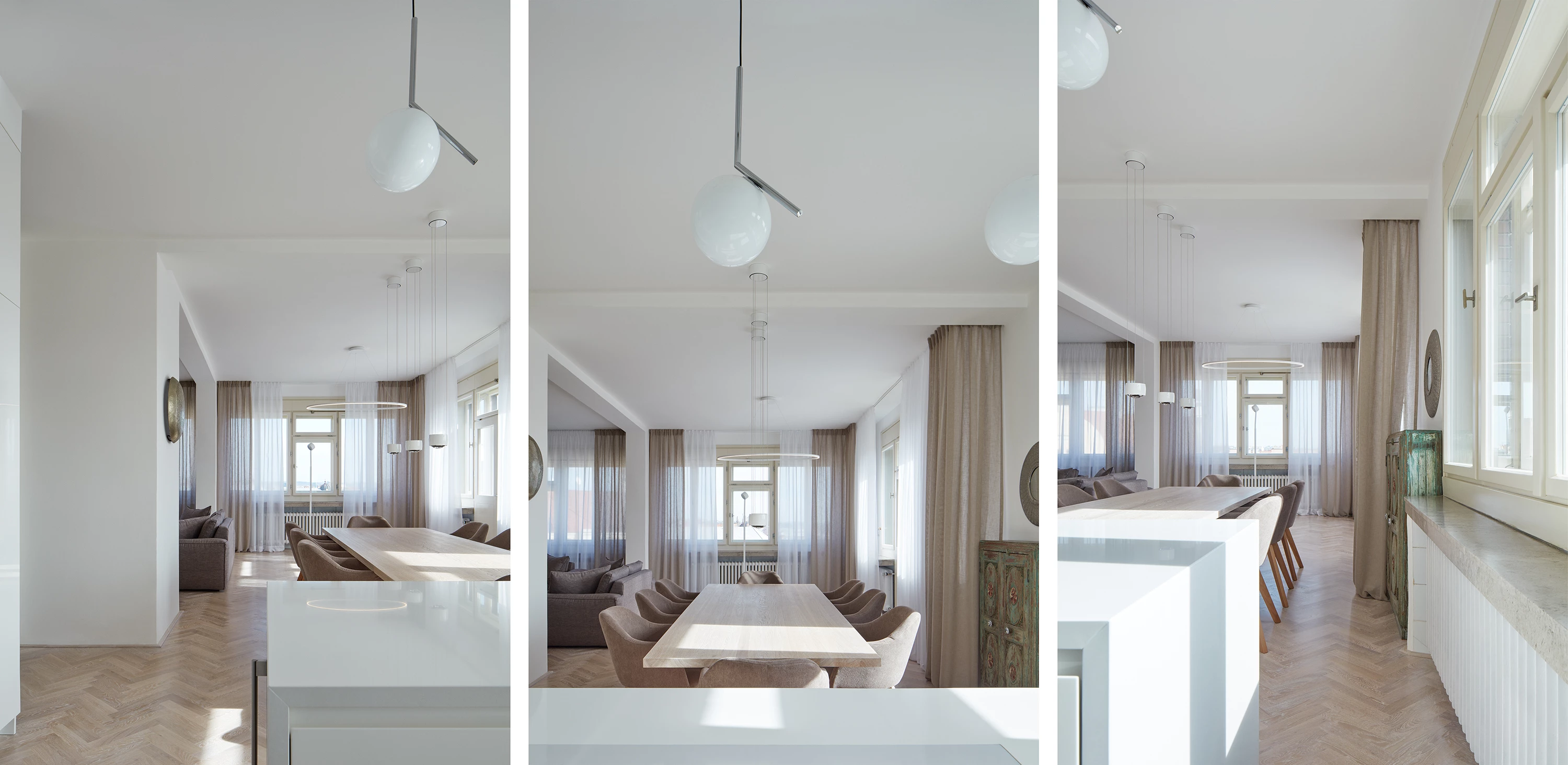 复古与现代共融的捷克公寓设计-13