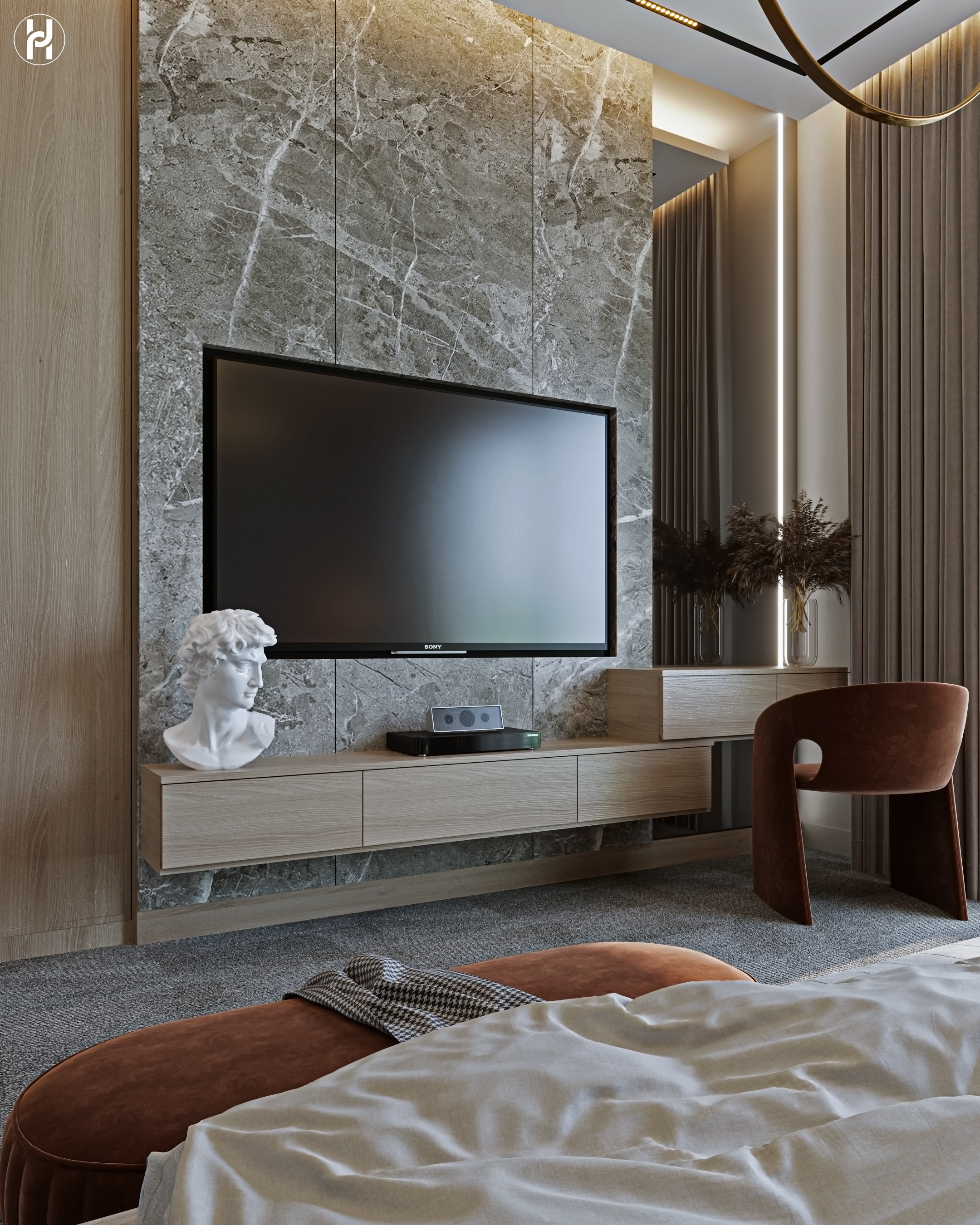 现代卧室（摇滚）丨Marwa Salah-6