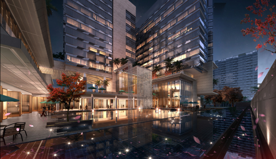 深圳机场希尔顿双树万怡酒店丨中国深圳丨深圳华筑建筑工程设计有限公司-10