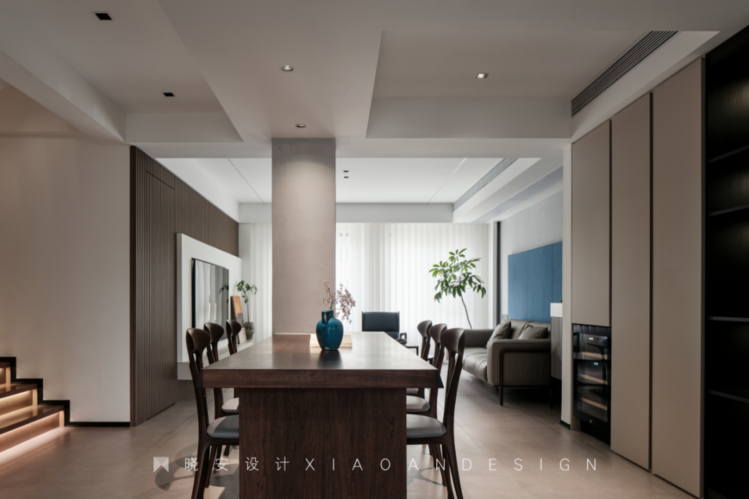 蓝色狂想曲 · 温婉和谐的现代家居设计丨晓安设计-15