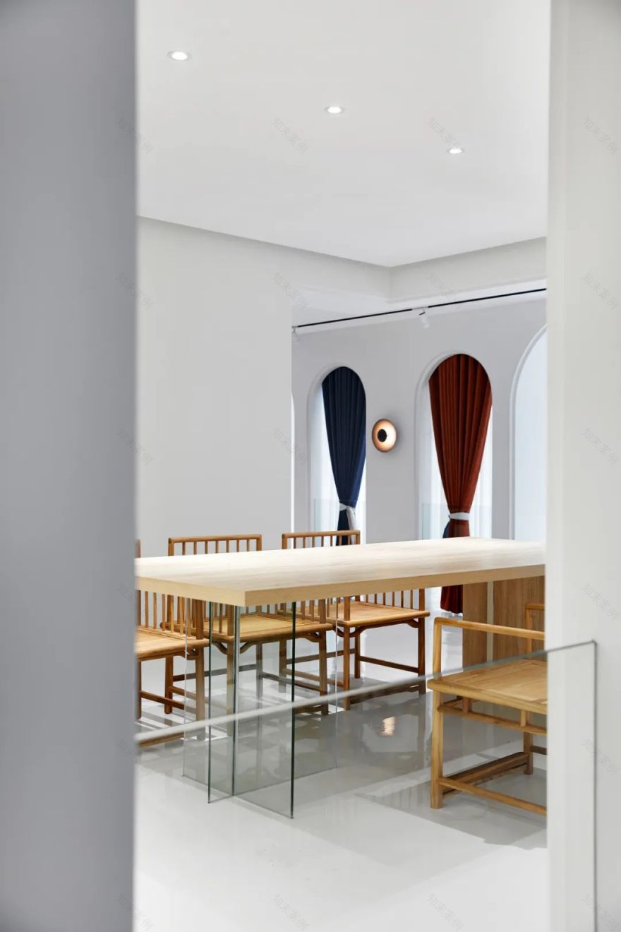 凯丽雅居 | 极简白撞色,艺术涂料与布艺软装的完美融合-19