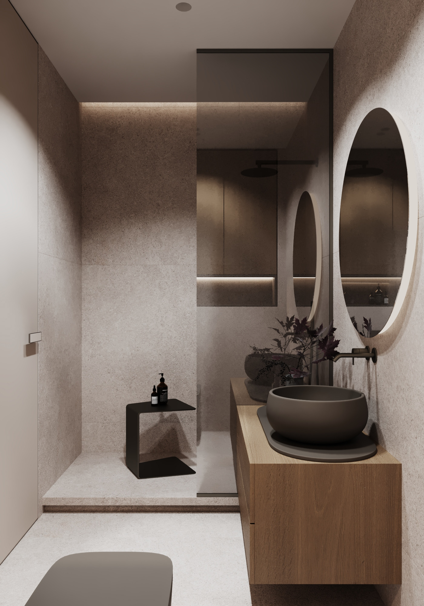 高级灰色系小空间公寓设计-17