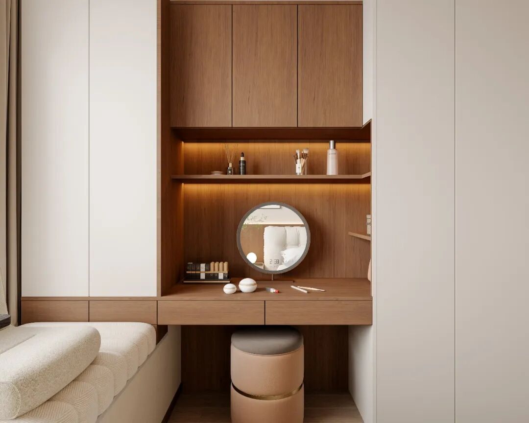 135㎡现代中古风住宅设计丨中国苏州丨金螳螂家,设计师张婷-25