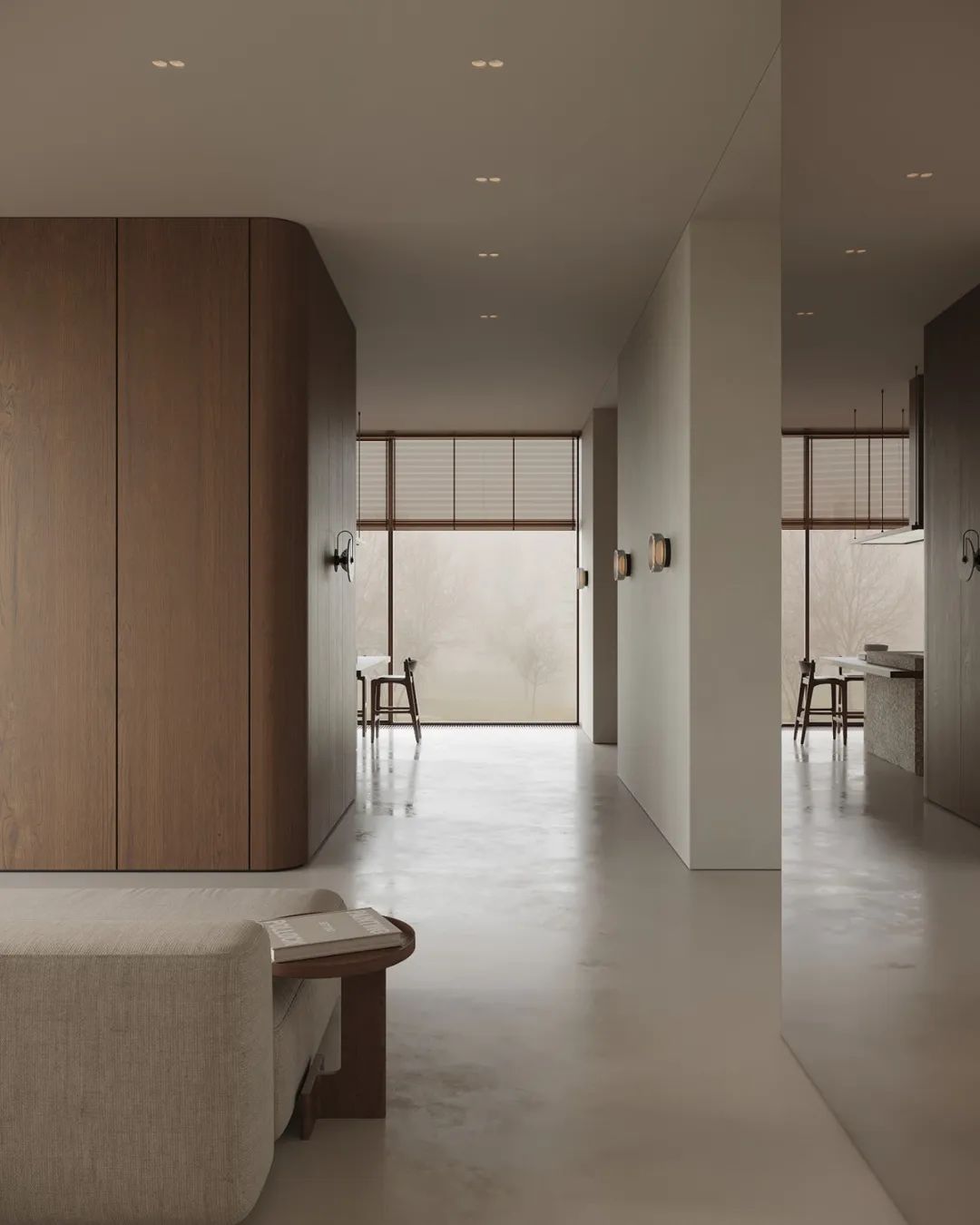 暖色调原木系奶油风极简设计丨HPISD-42