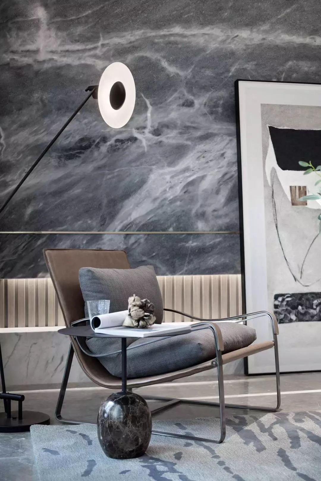 高级灰住宅——中南樾府高层样板间  重庆涟漪设计-17