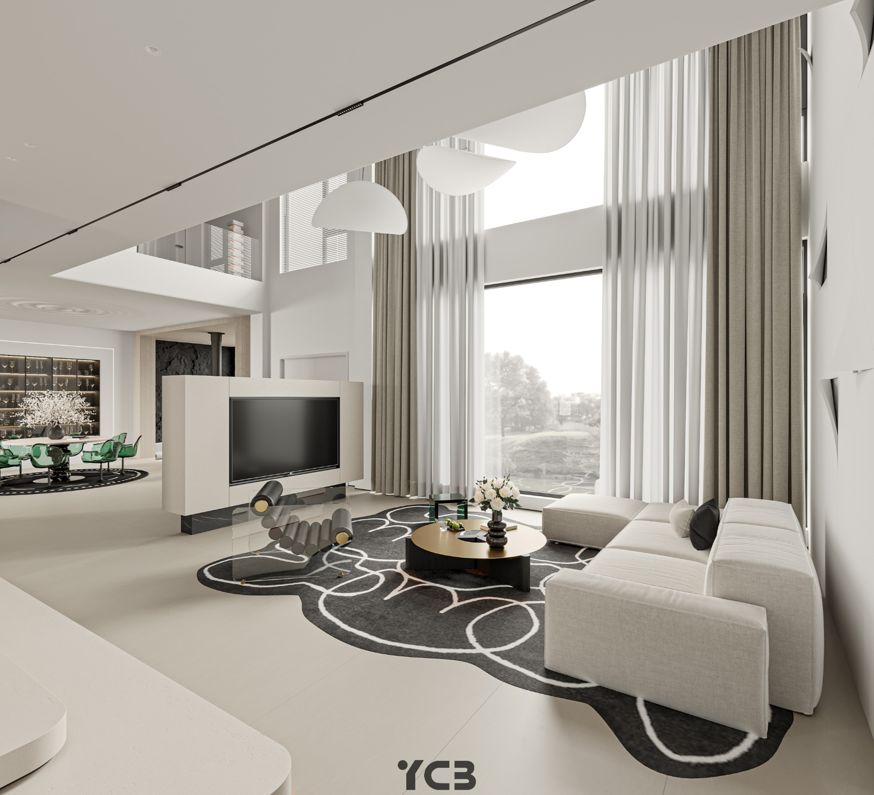 高级极简别墅丨尚层国际设计邱志标-6