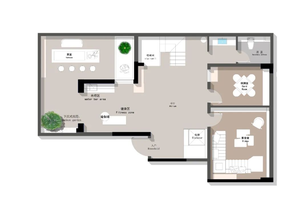 东原印未央现代下叠空间设计丨中国西安丨青马别墅设计-66