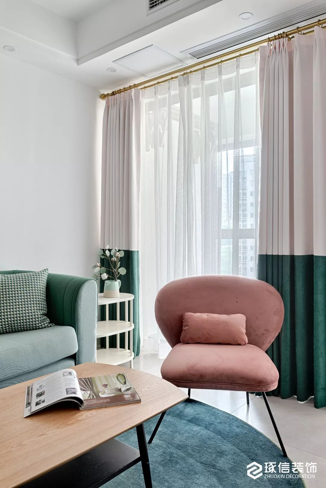 绿地海外滩四期 | 单面采光下的北欧风之家-56