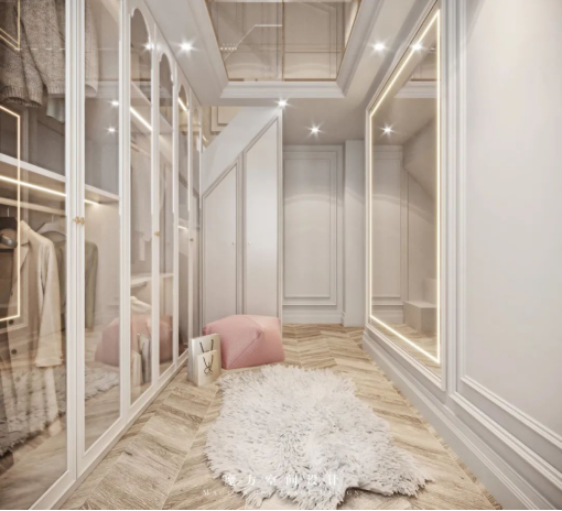 西安魔方空间 · 法式轻奢住宅设计丨中国西安丨魔方空间设计-54