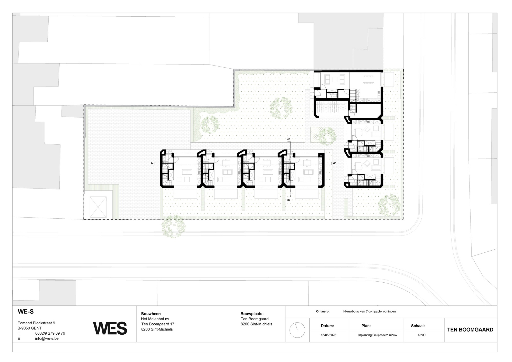 滕布姆加尔德住宅区丨比利时丨WES architecten-35