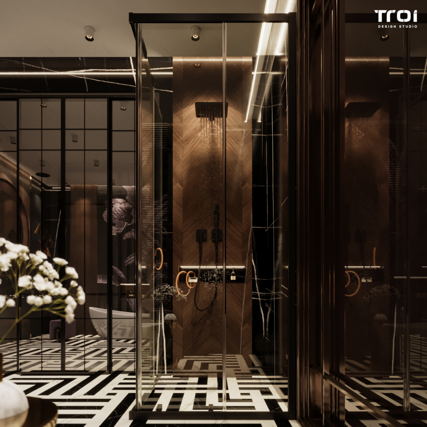 豪华浴室丨Troi Design Studio-23