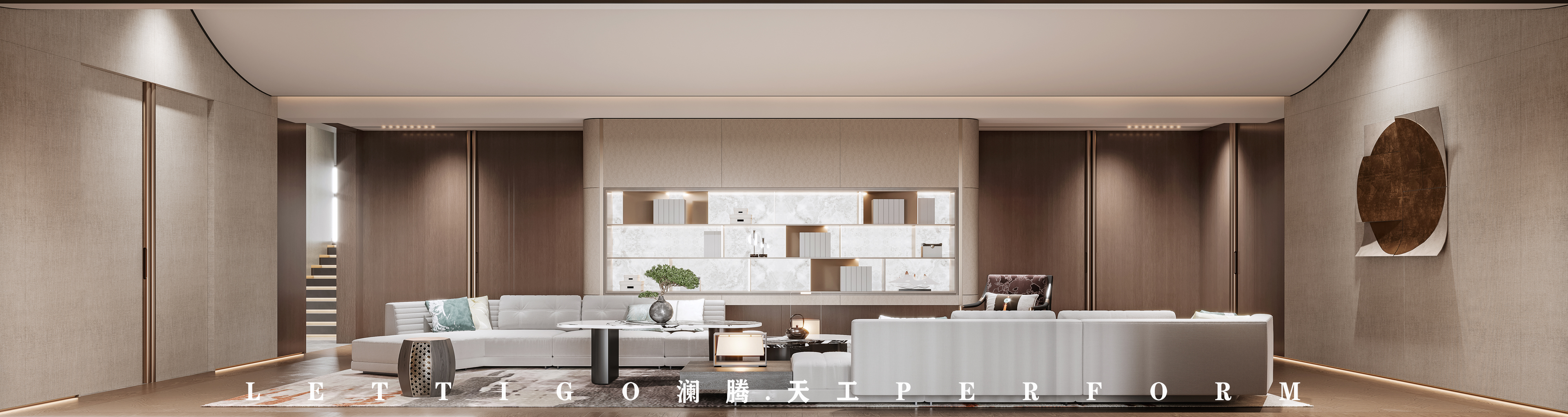 现代中式别墅大宅设计-19