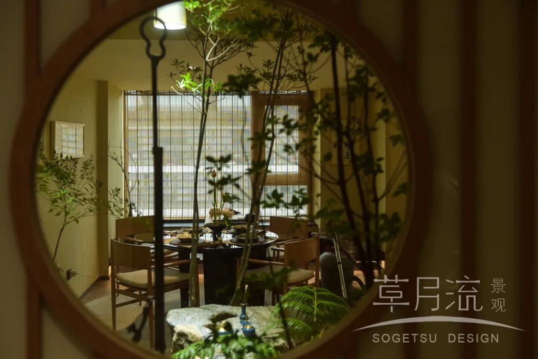 镜像西湖 · 室内庭院设计丨中国杭州丨草月流景观-10