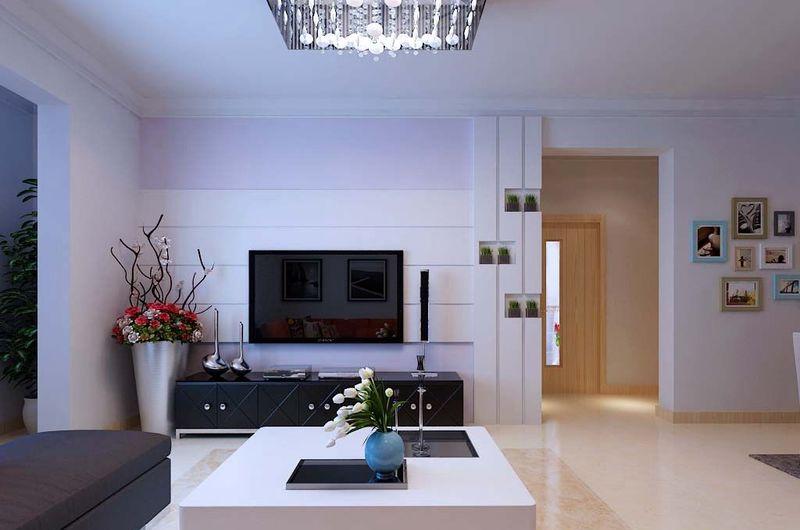 哈尔滨实创装饰打造华润凯旋门80平简单舒适现代两居-15