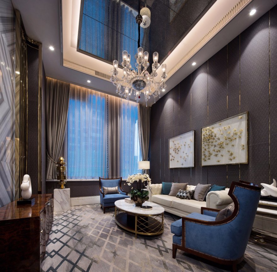 华发首府售楼部——流转法式雍雅 奥迅设计-19