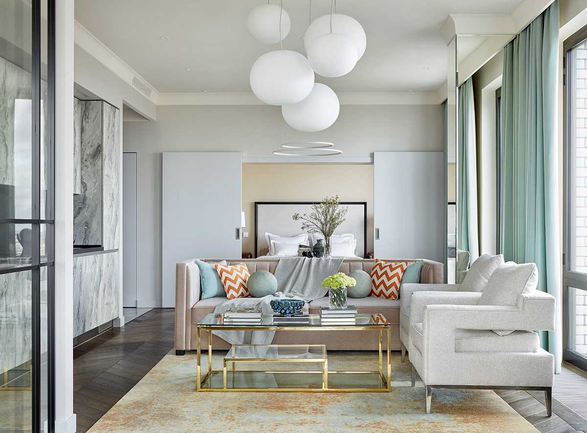 莫斯科 83㎡素雅风公寓，舒适现代的空中体验-0