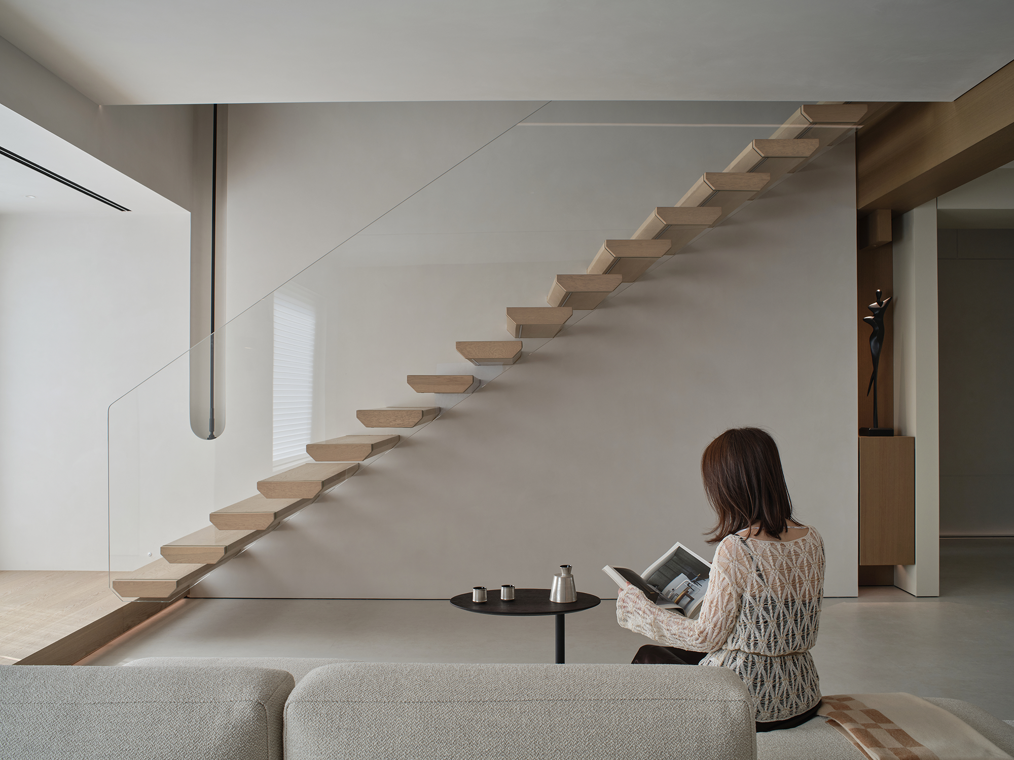 浙江360m²克制与温柔丨中国温州丨柒筑空间设计,侑光软装设计-37