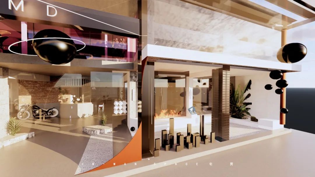 内江宅男办公室 | 现代演绎,极简共融-14