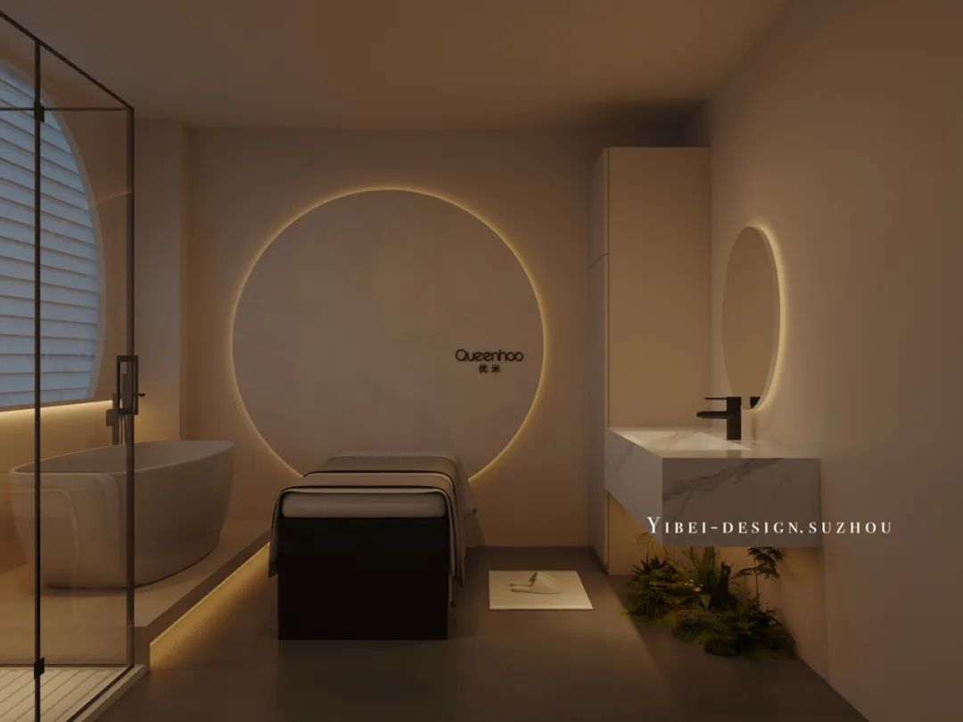 侘寂美学重塑美肤体验丨商业空间设计丨YIBEI DESIGN SUZHOU-6